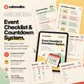 Event Checklist & Countdown System